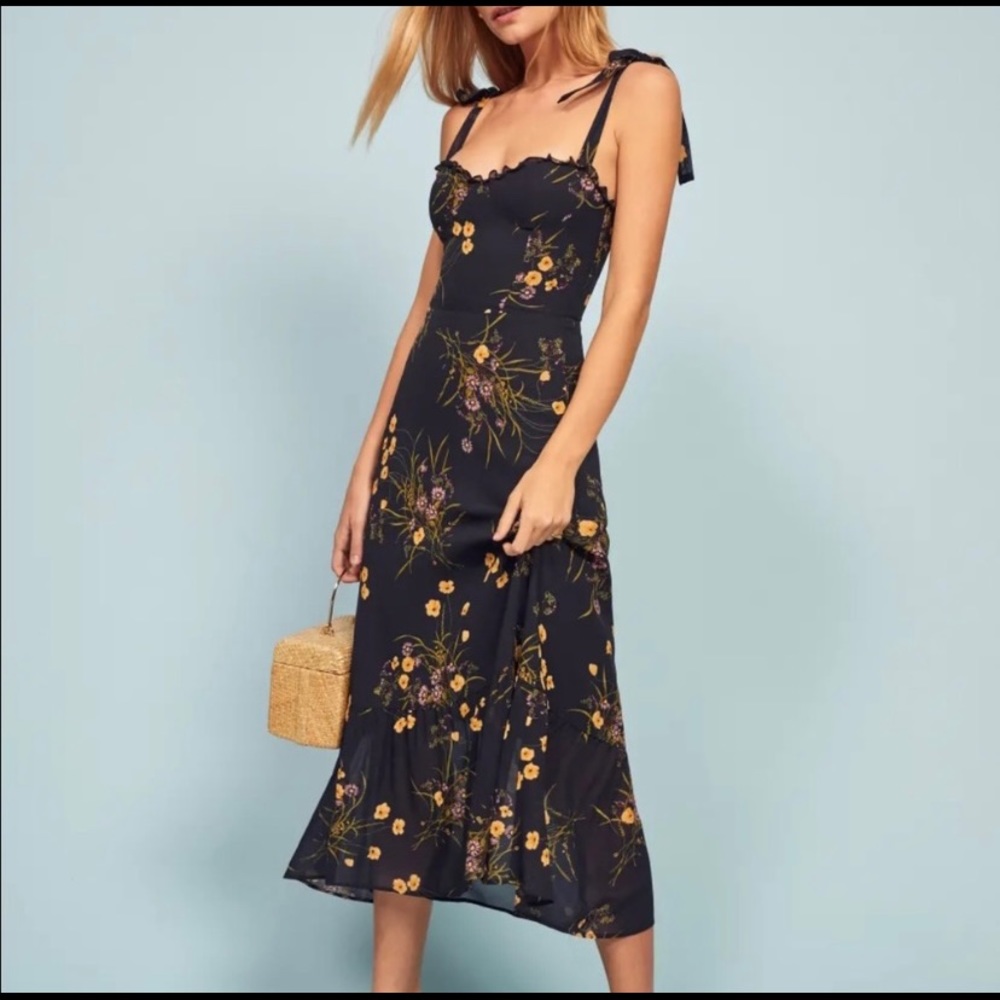 Reformation - Nikita Mademoiselle Dress (worn once) 💐💙